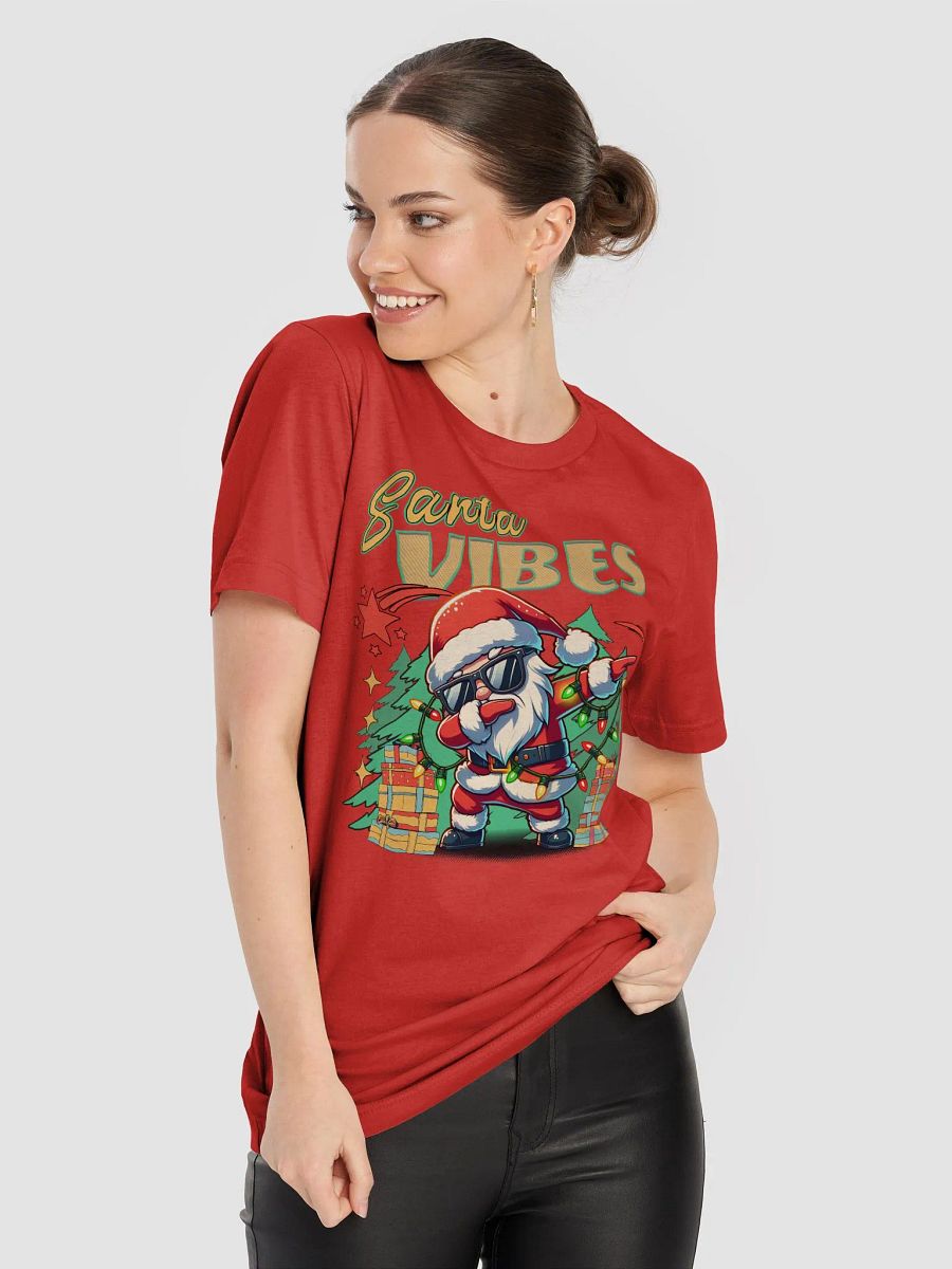 Santa Vibes Dabbing Santa Claus T-Shirt product image (52)