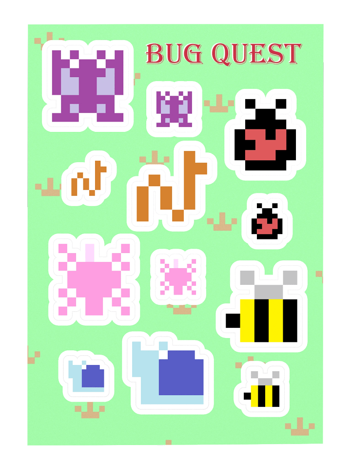 Bug Quest Sticker Sheet product image (1)