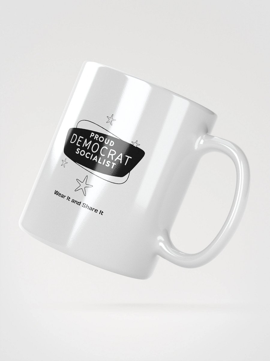 Proud Democrat Socialist Mug - black ink product image (8)