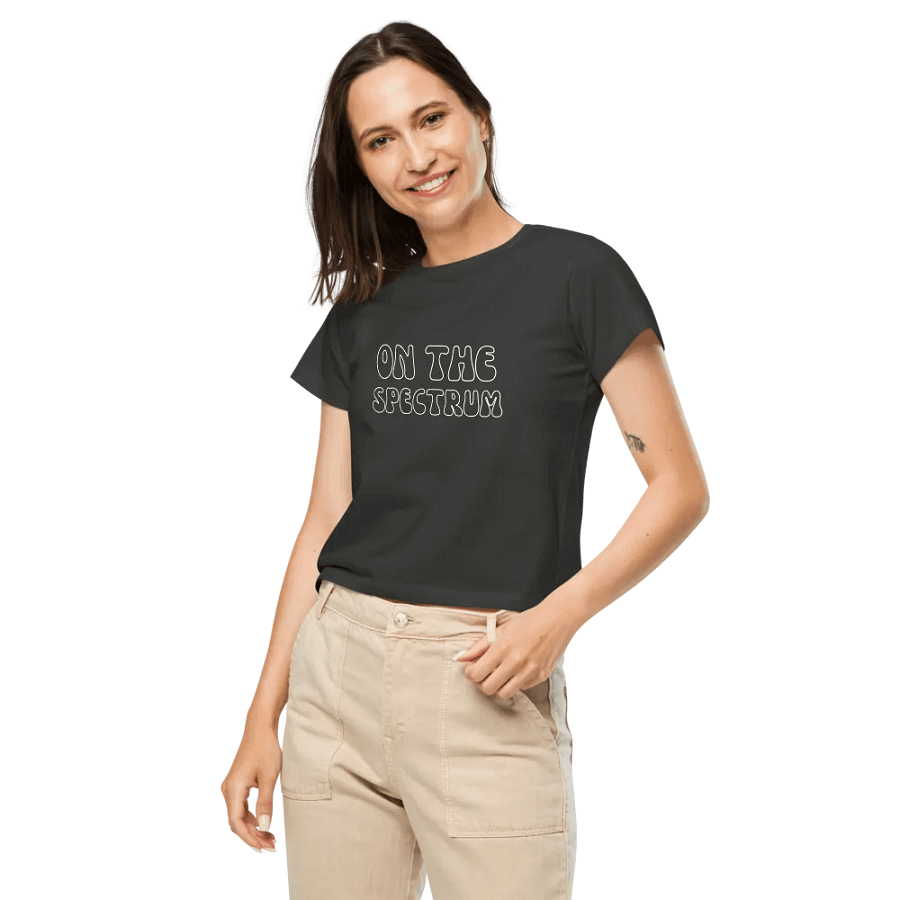 ON THE SPECTRUM (outline) printed waist-length tee product image (54)