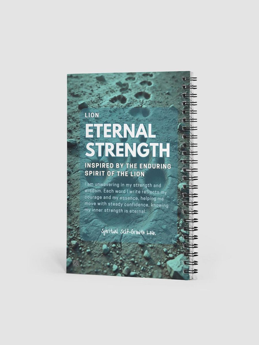 "Eternal Strength" Futuristic Lion Journal – Symbol of Power, Courage, and Inner Wisdom SIlver product image (2)