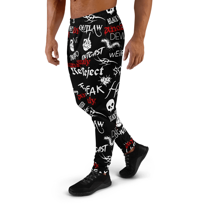 Outcast All Over Black Sweatpants product image (1)