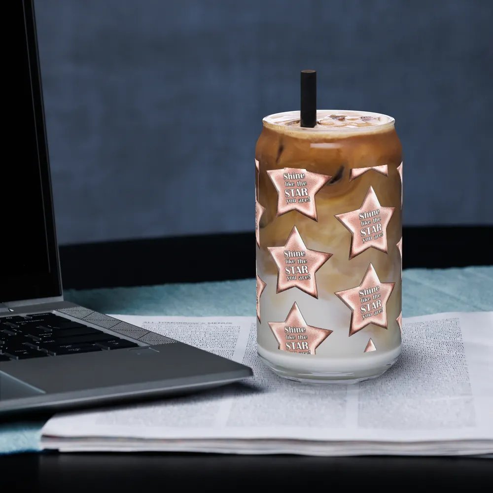 Shining Star Glass (Pink Star) product image (3)