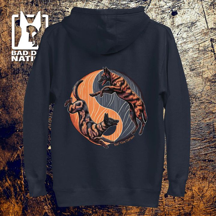 Dutch Shepherd Yin Yang - Premium Unisex Hoodie product image (1)