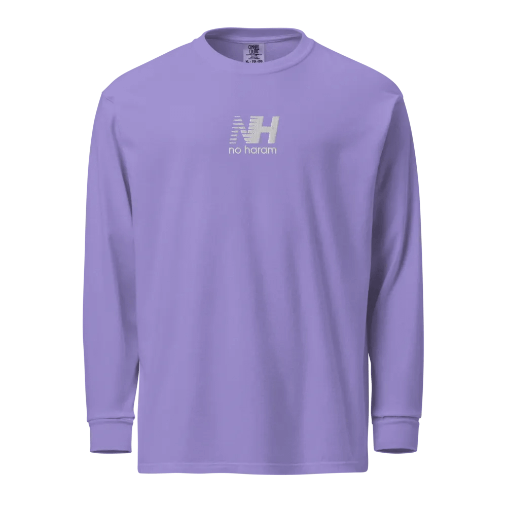 No Haram Muslim Long Sleeve Tee Embroidered Unisex product image (17)