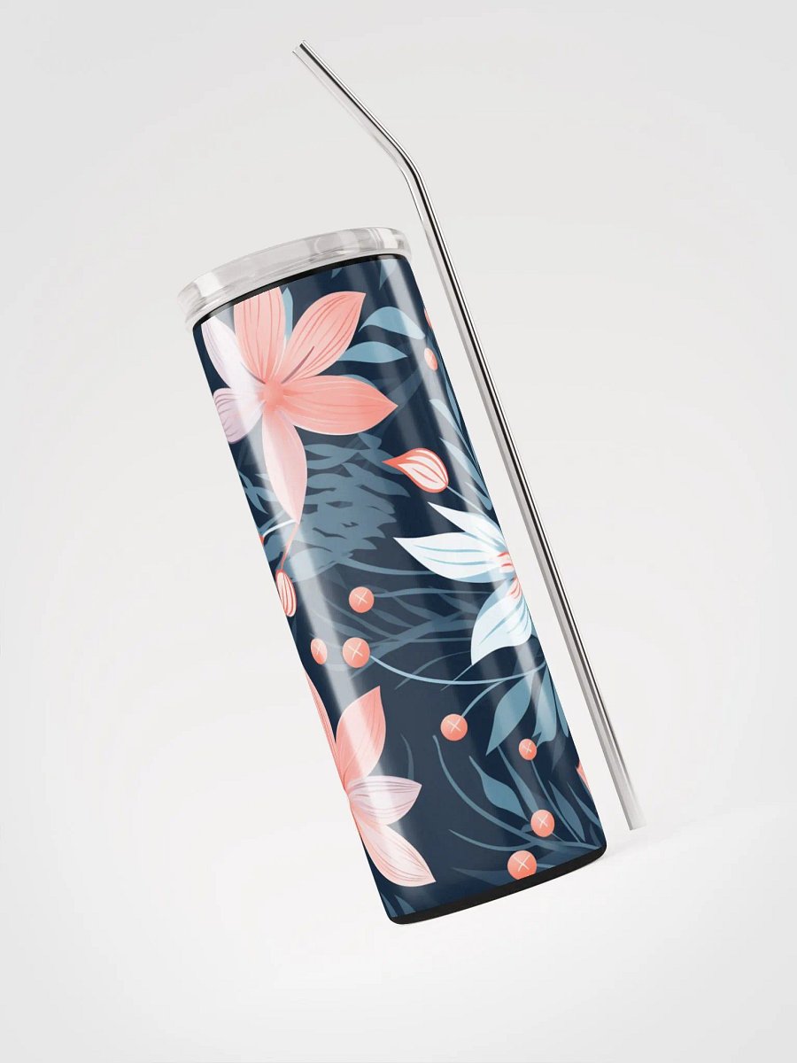 Forest Style Pastel Pink Flower Stainless Steel Tumbler product image (3)