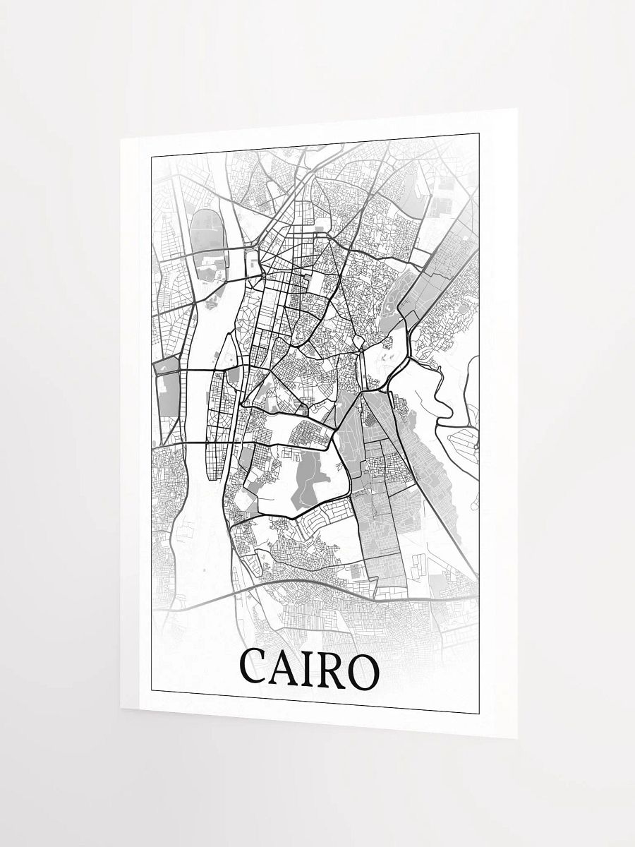 Cairo, Egypt, city map print product image (10)