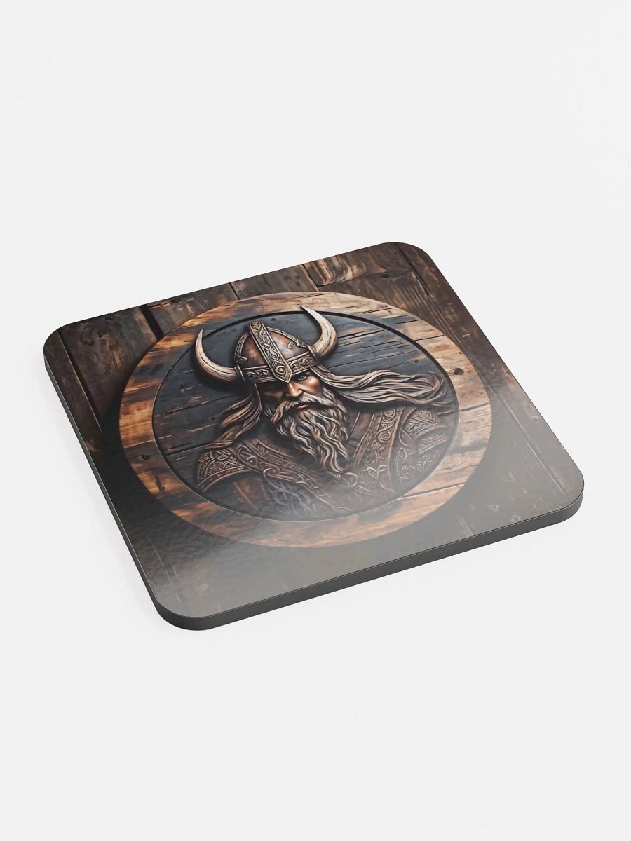 Glossed Cork Coaster - Viking product image (2)