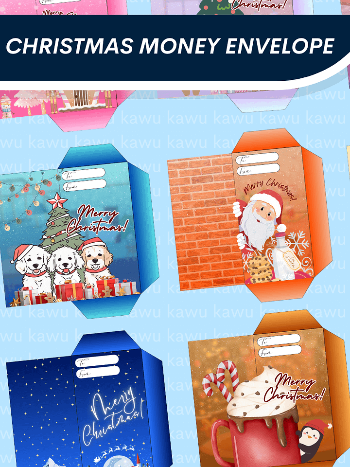 CHRISTMAS MONEY ENVELOPE product image (1)