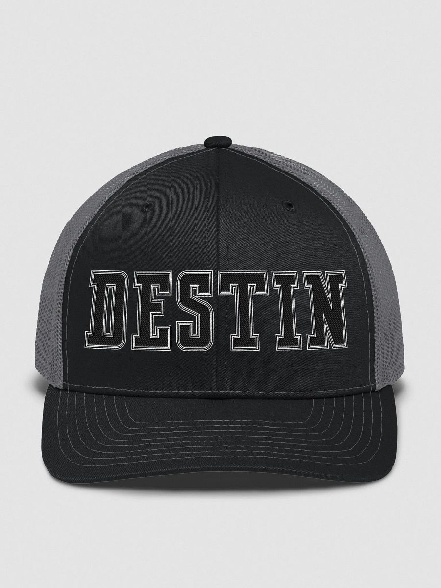 DESTIN Classman Style Embroidered Trucker Hat product image (1)