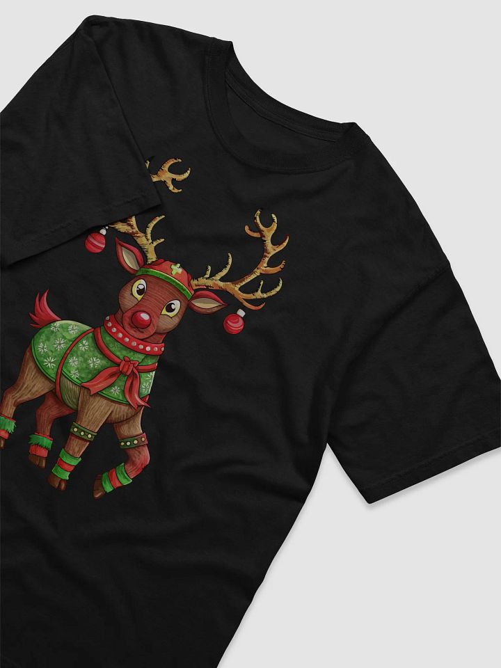 Festive Reindeer Holiday T-Shirt product image (1)