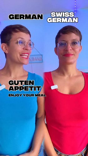 Swiss german VS German - Most essential words and phrases compared 🥰

#switzerland #schweizerdeutsch #learngerman #schwiizerd...