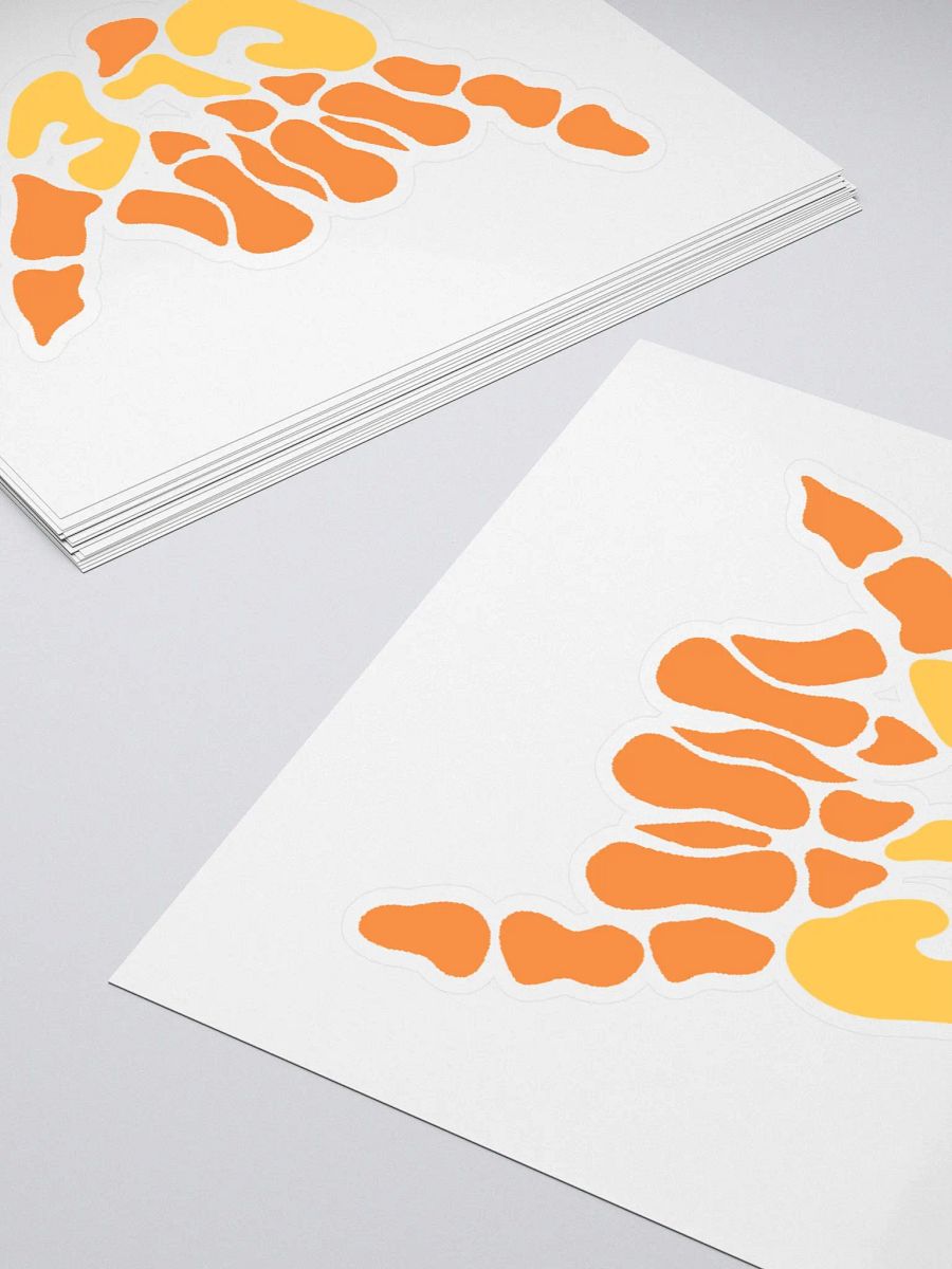 Suns Out, Bones Out Sticker (Orange/Yellow) product image (4)