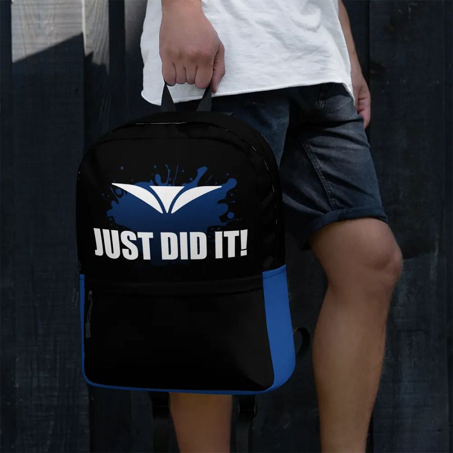 Just Did It! Blue Burst Backpack product image (7)