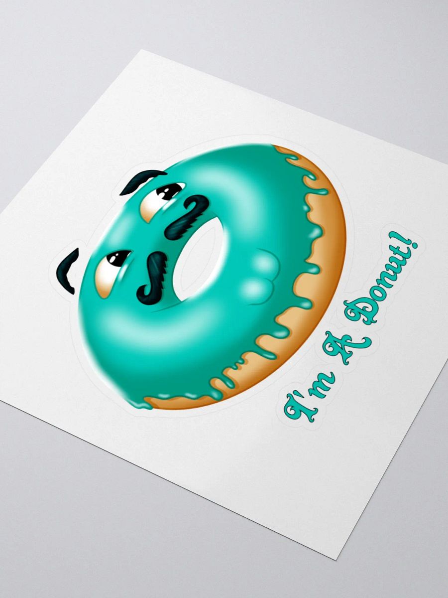 I'm A Donut Guy KissCut Sticker product image (7)