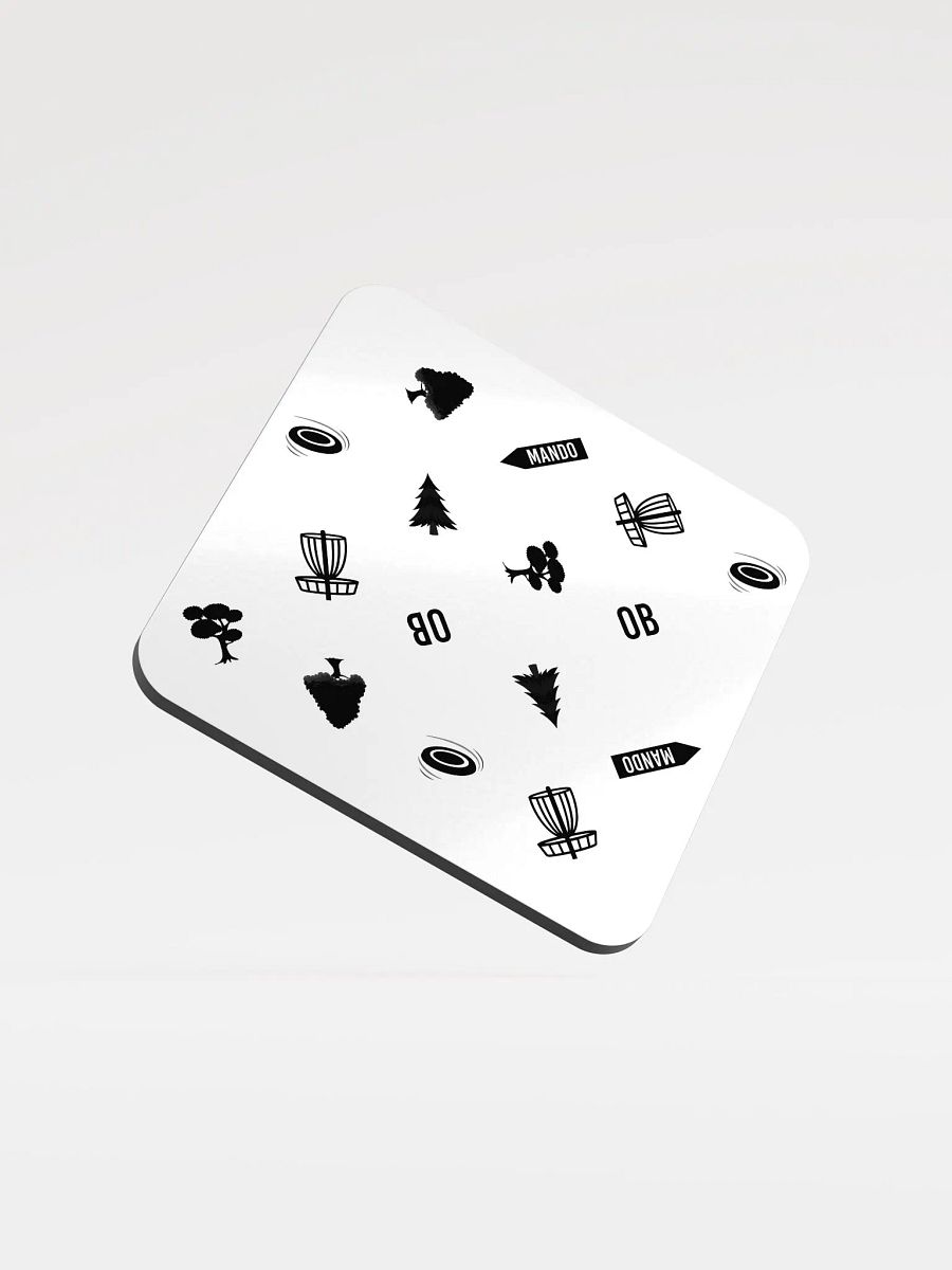 Disc Golf objects - Glossed Cork Coaster product image (1)