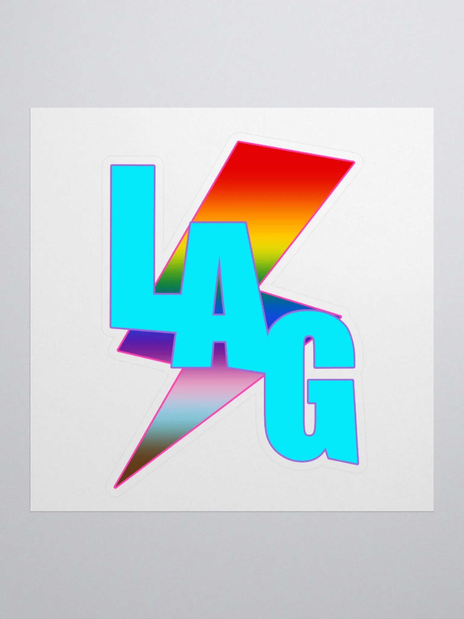 LAG Pride Cut Sticker product image (1)