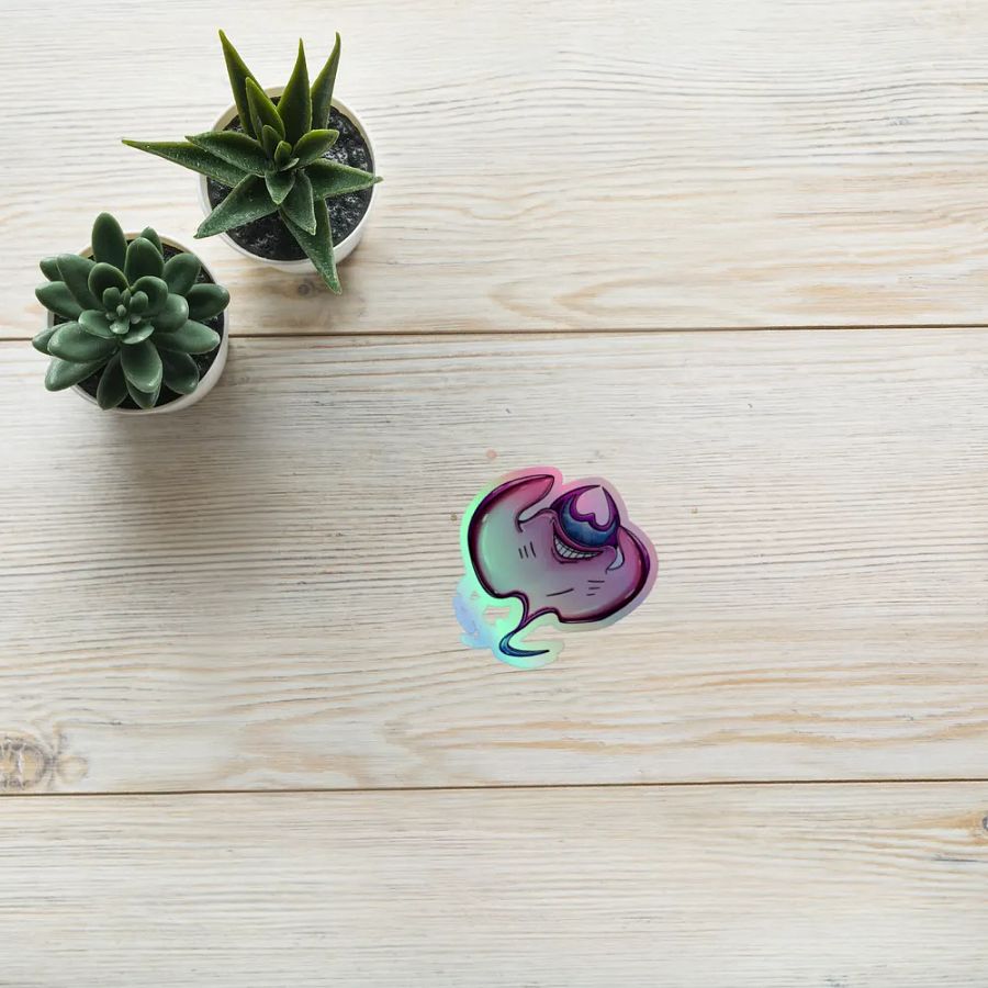 Whimsical Creature Holographic Sticker Sheet product image (10)