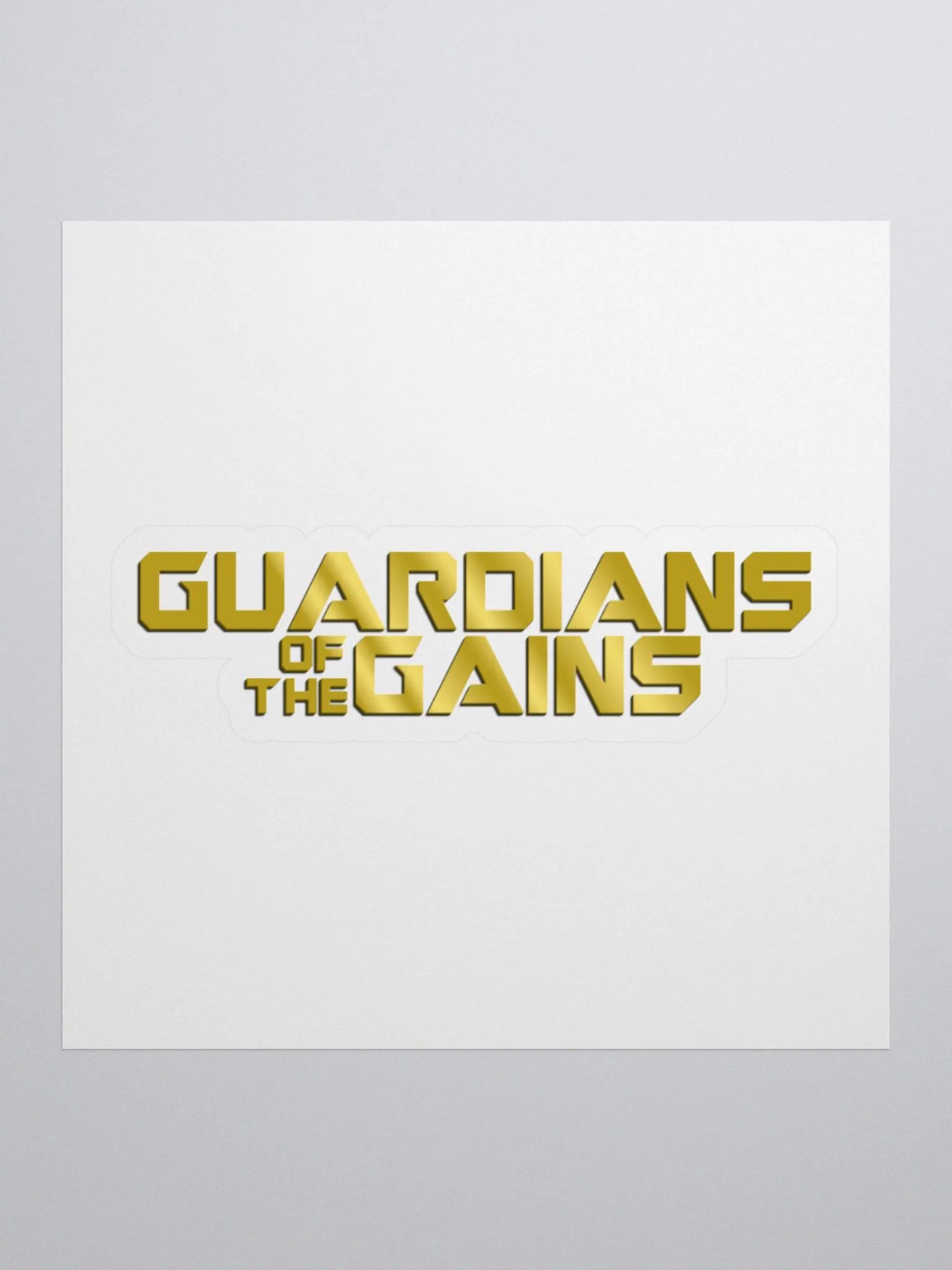 Guardians of the Gains Sticker product image (1)