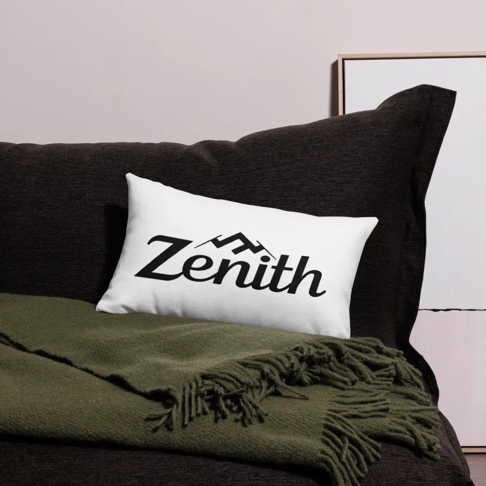 Zenith Premium Pillow Case - White with Mountain Design product image (10)