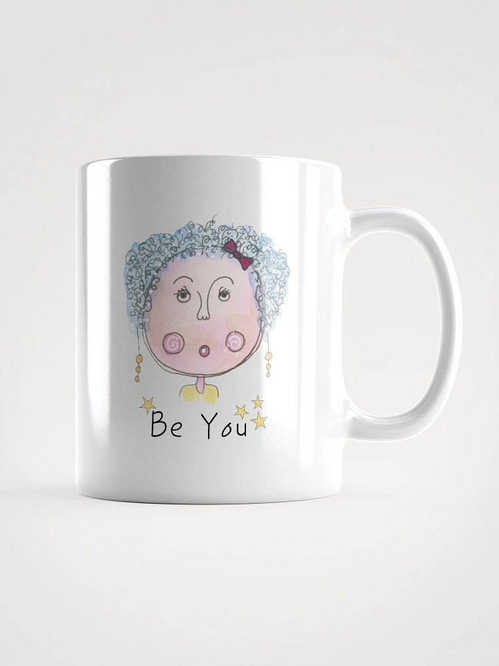 Whimsical Be You Character White Glossy Mug product image (2)