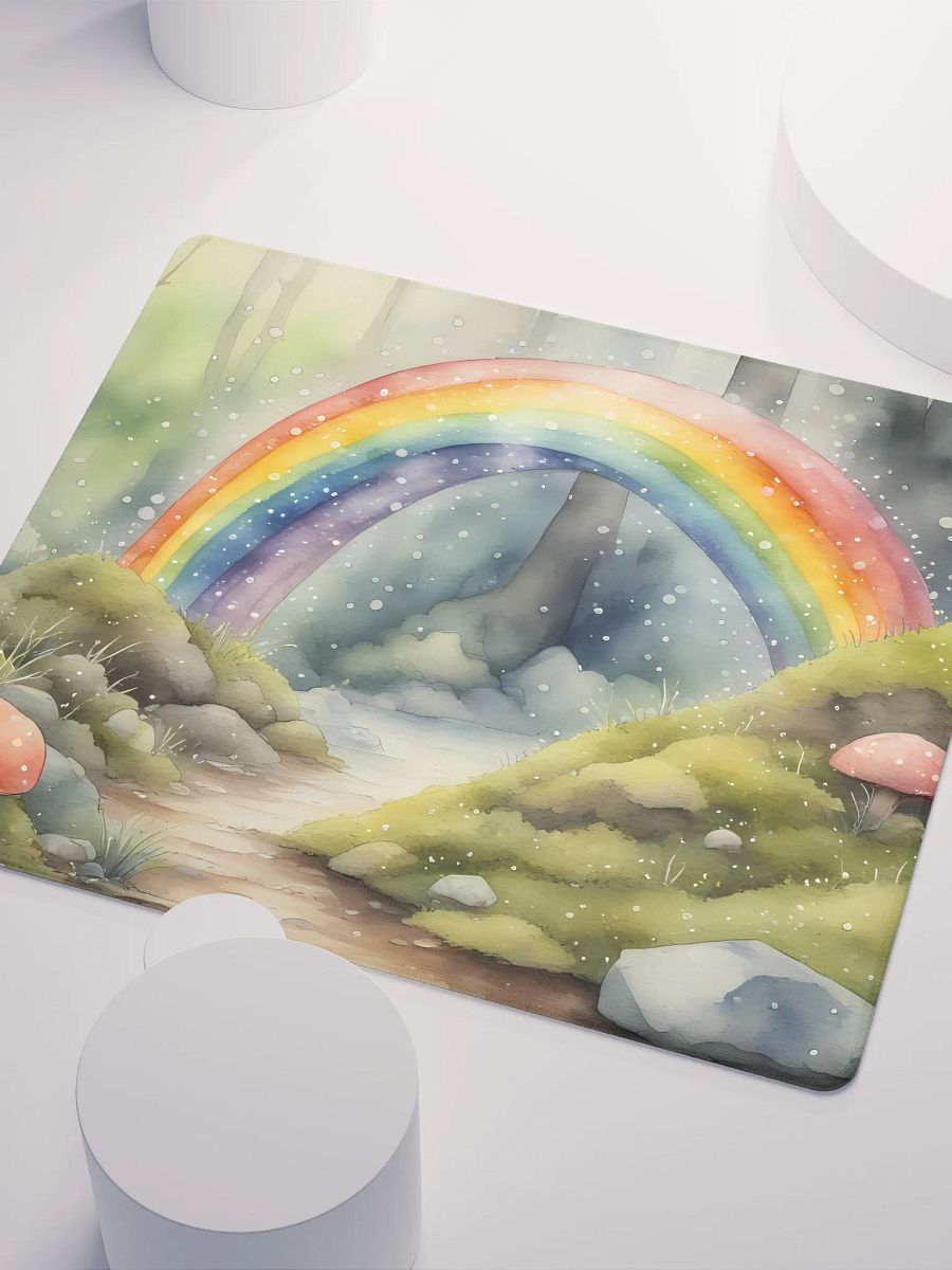 Fairytale Rainbow with Agaric and Moss, Gaming Mouse Pad, 2 Sizes product image (3)