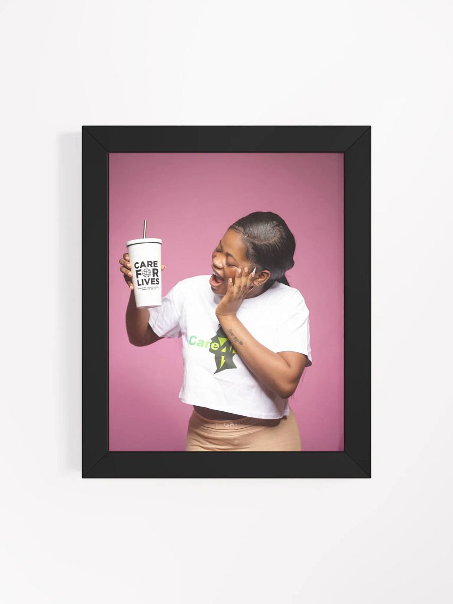 Care 4 Lives Framed High-Quality Matte Poster (in product image (27)