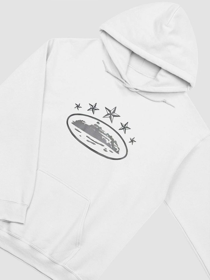 Corteiz 5 Starz Alcatraz Hoodie White product image (2)