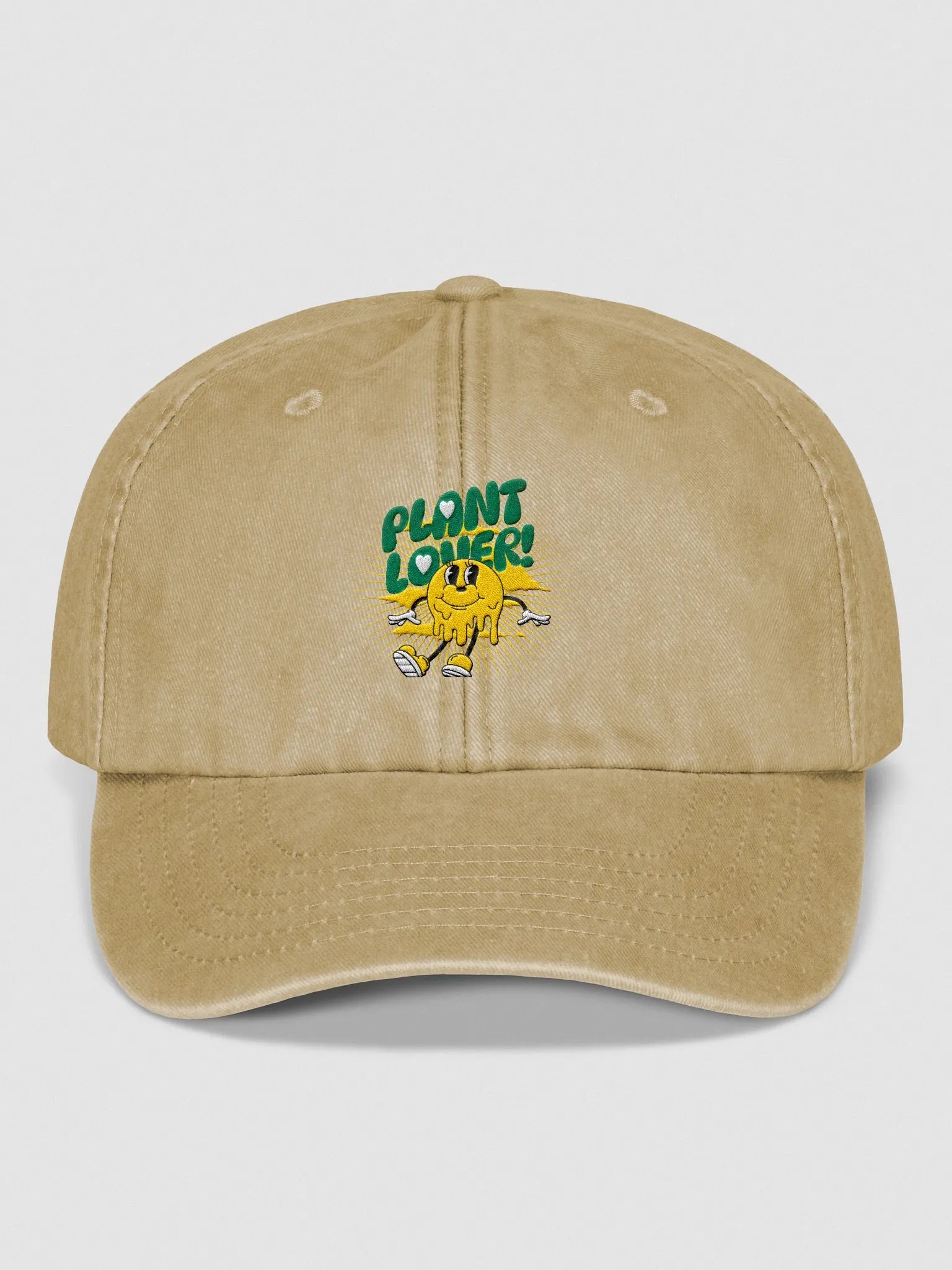 PLANT LOVER Beechfield Vintage Dad Hat ( Available in two colours) product image (1)