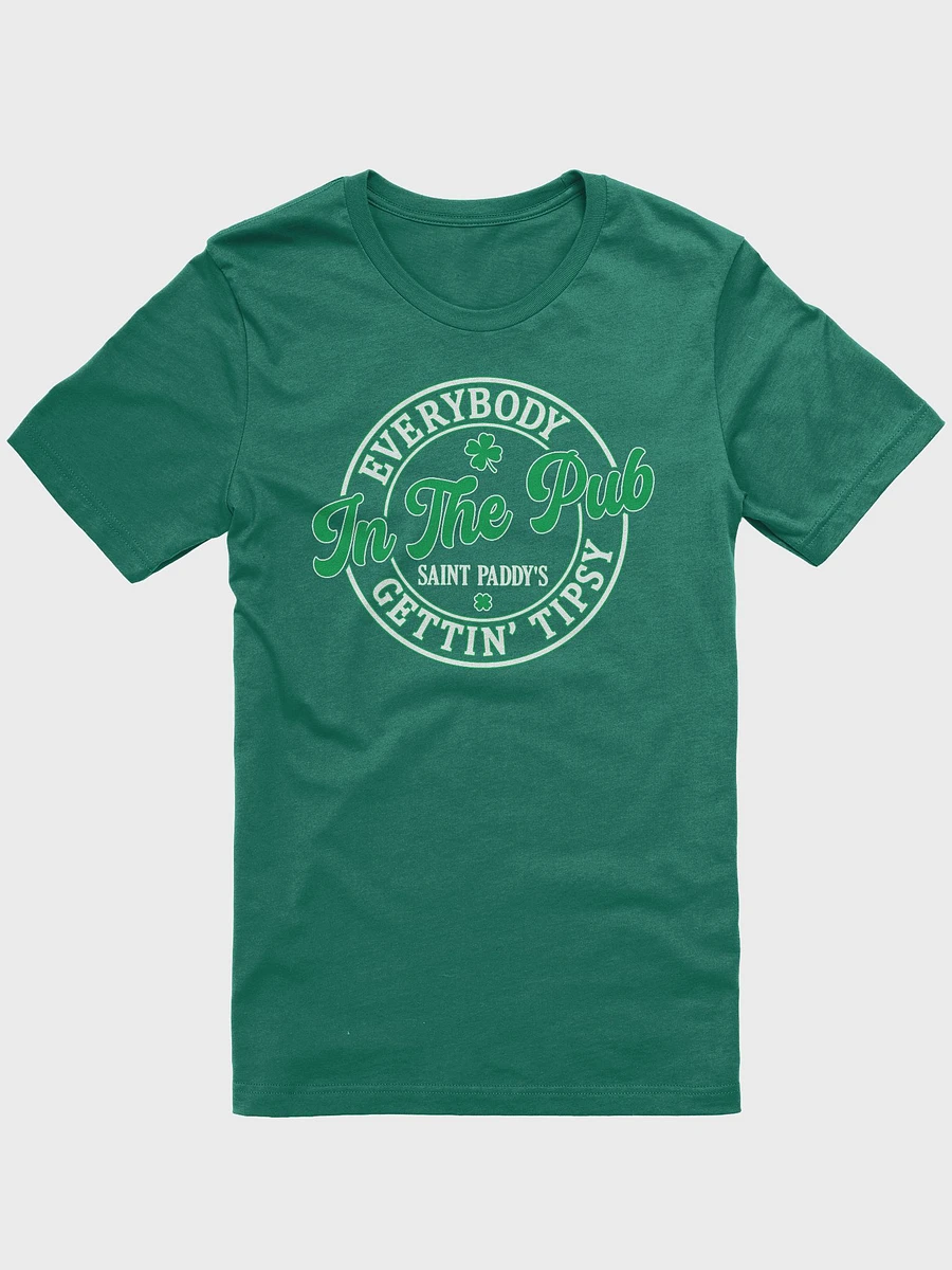 Everybody In The Pub Getting Tipsy! ☘️ Supersoft T-shirt with Vintage-Feel Print product image (6)