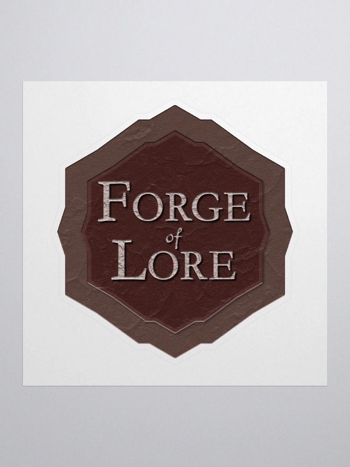 Logo Sticker || Forge of Lore product image (1)
