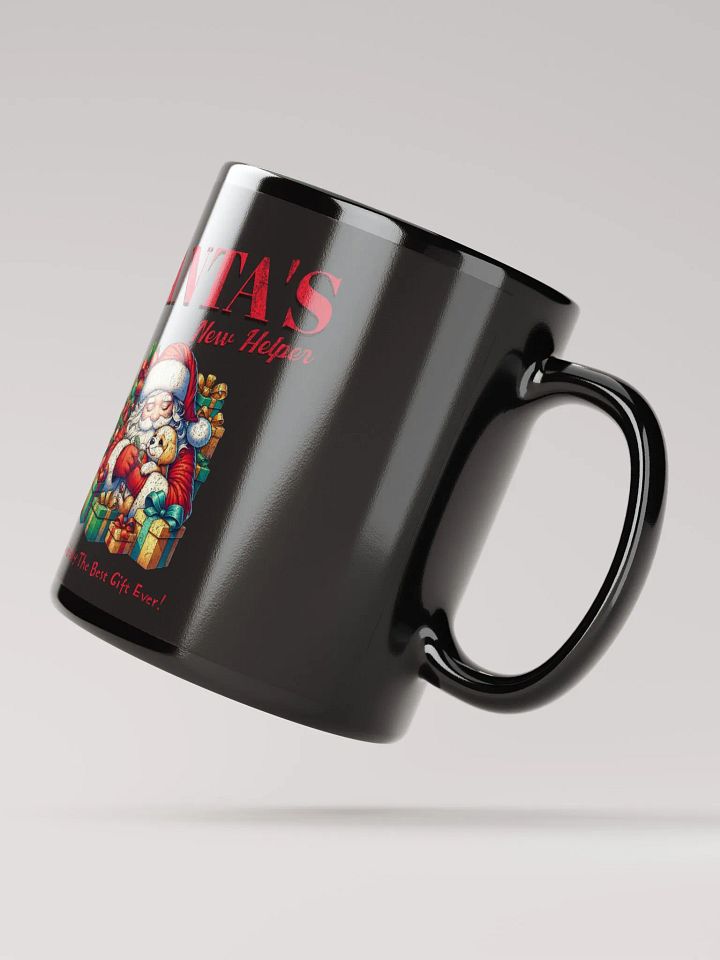 Santa's New Helper - Dog Lovers Black Mug product image (4)