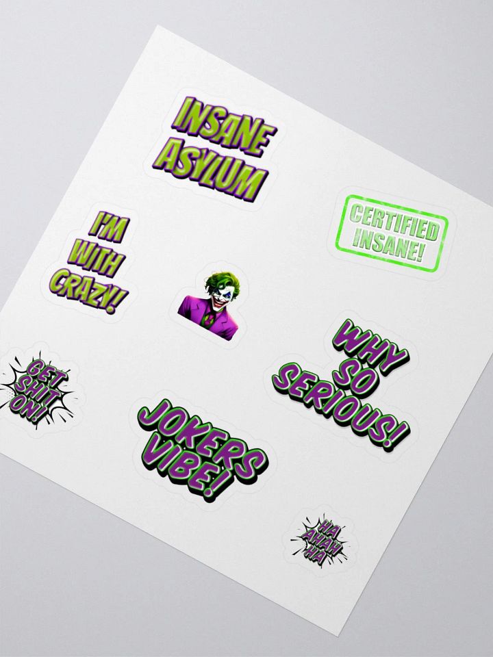 Joker Themed Sticker Pack product image (2)