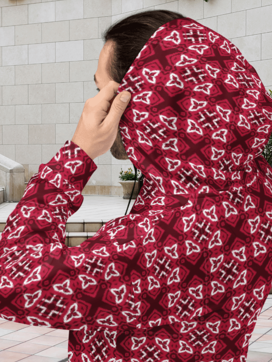 Intricate Crosses and Diamonds Unisex Hoodie product image (3)