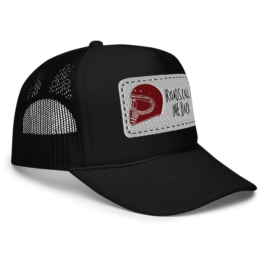 Road Warrior Foam Trucker Hat | Roads call me back product image (4)