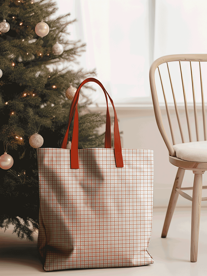 Christmas Plaid Tote product image (1)