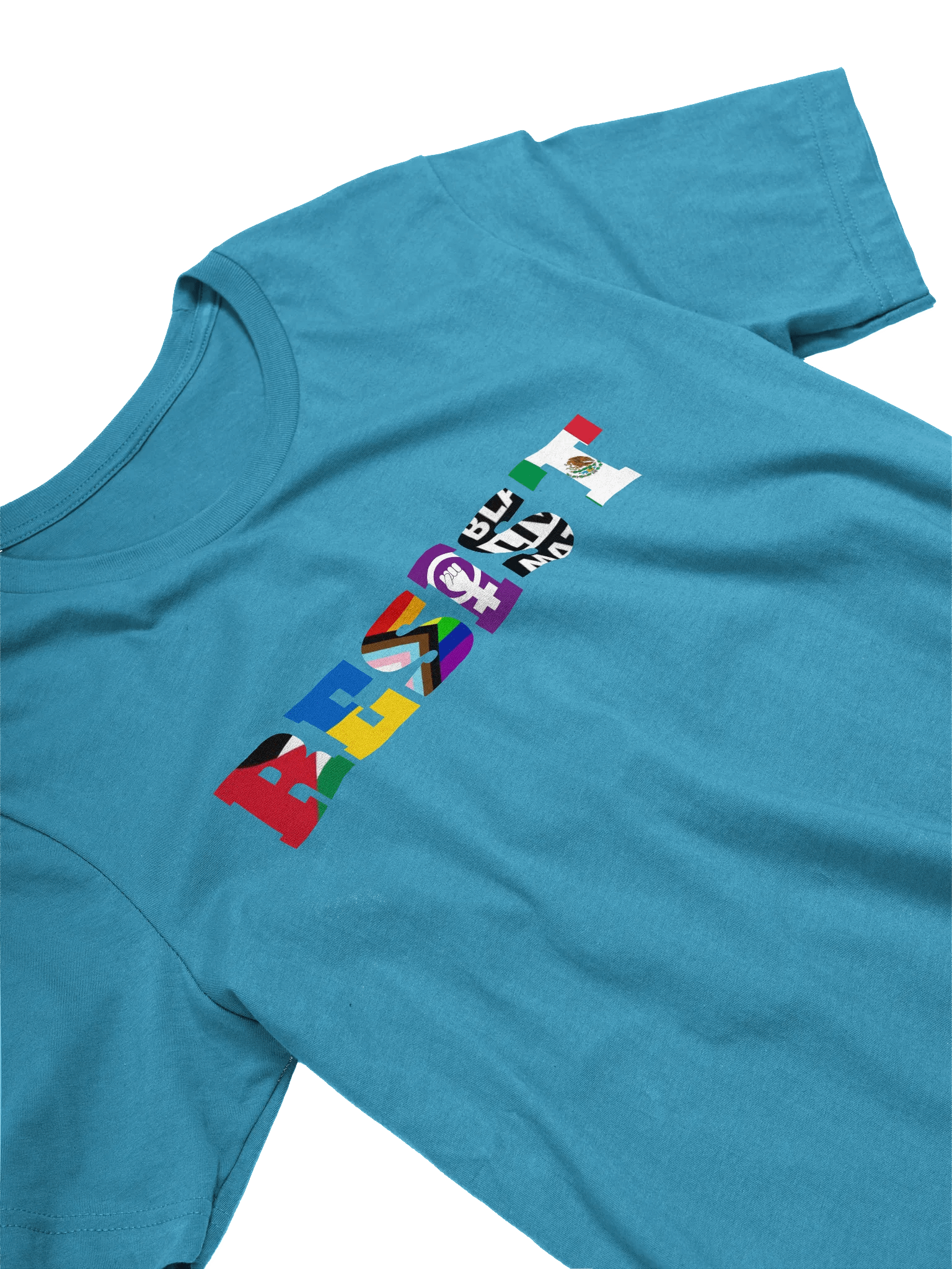 Resist Flag Typography T-Shirt product image (2)