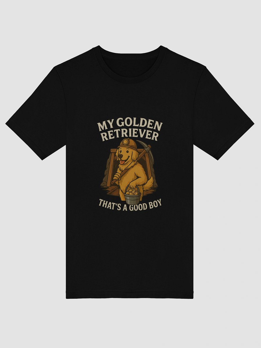Golden Retriever Miner Cartoon T-Shirt product image (45)