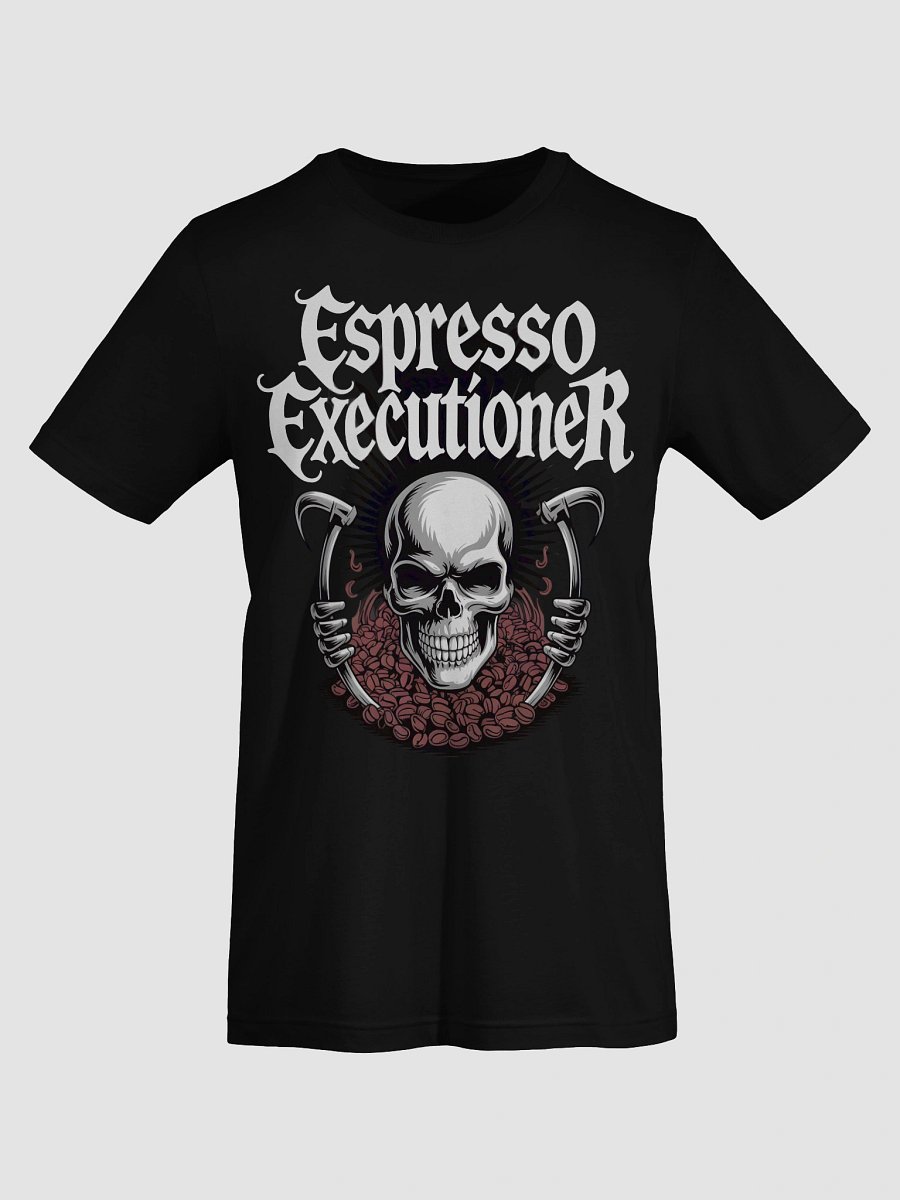 Espresso Executioner Skull T-Shirt product image (71)