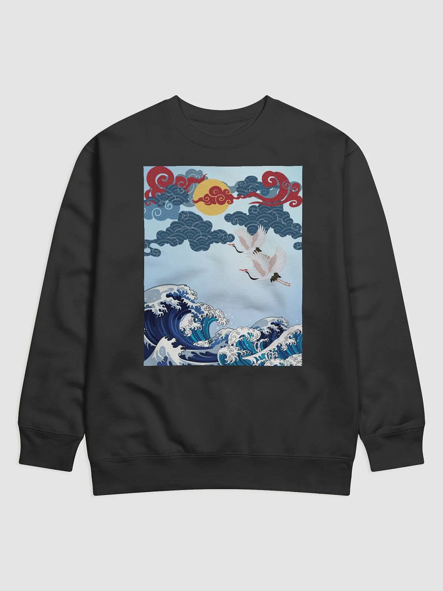 Premium Ethereal Crane Waves Sweatshirt product image (1)