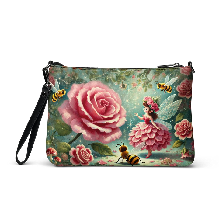 Rose Fairy with Bees Crossbody Bag - Whimsical Purse product image (2)