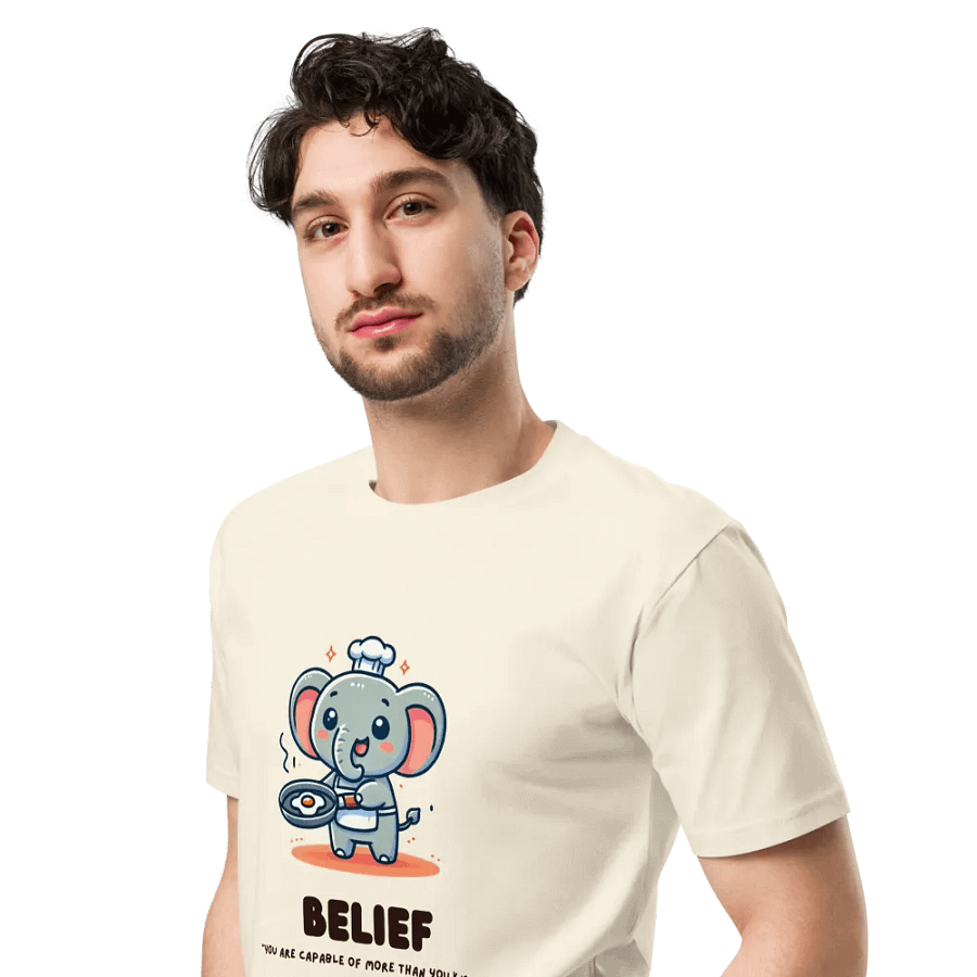 Belief Chef Elephant Premium T-Shirt product image (5)