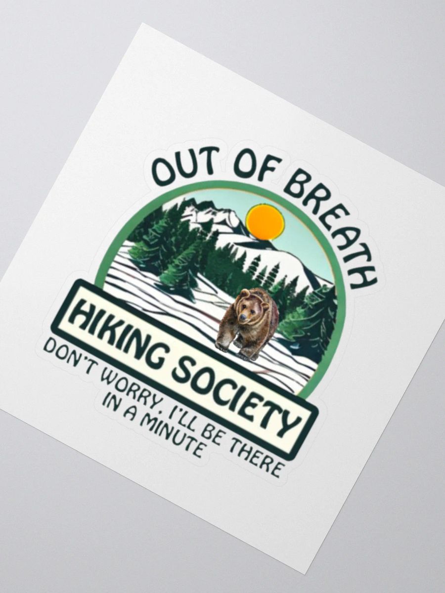 Out of Breath Hiking Society - Sticker product image (2)
