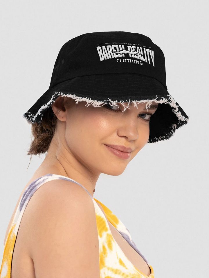 "BARELY REALITY" DENIM BUCKET HAT product image (7)