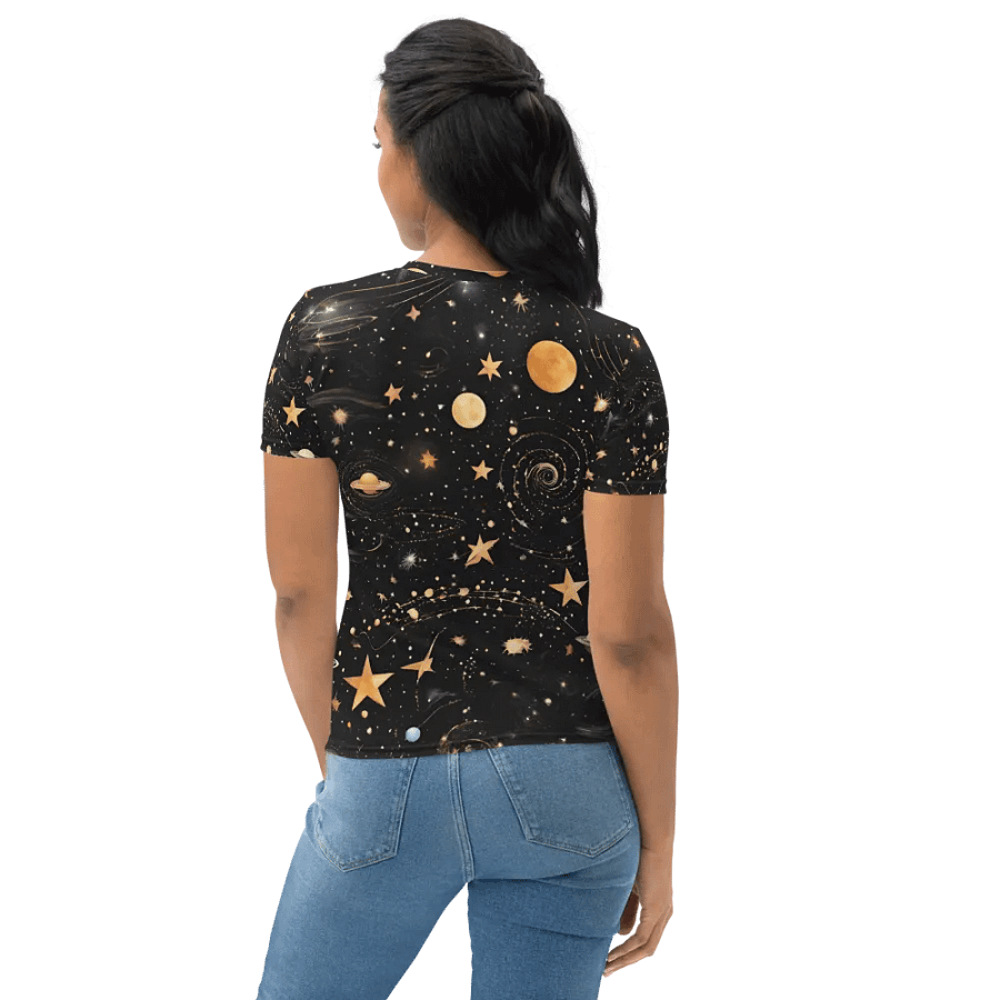 Cosmic Whimsy All-Over Print Women's Tee product image (7)