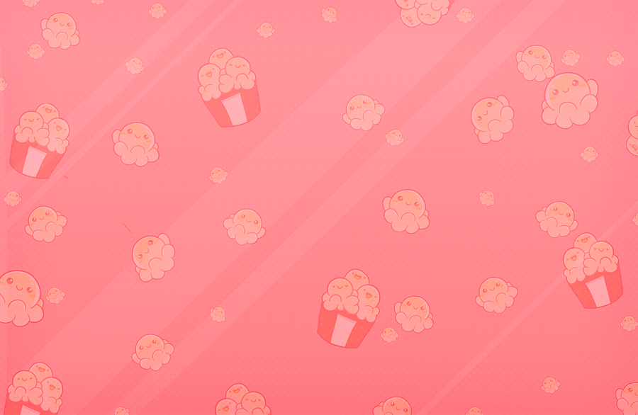 Popcorn Familia Desktop Background - Coral Edition product image (1)