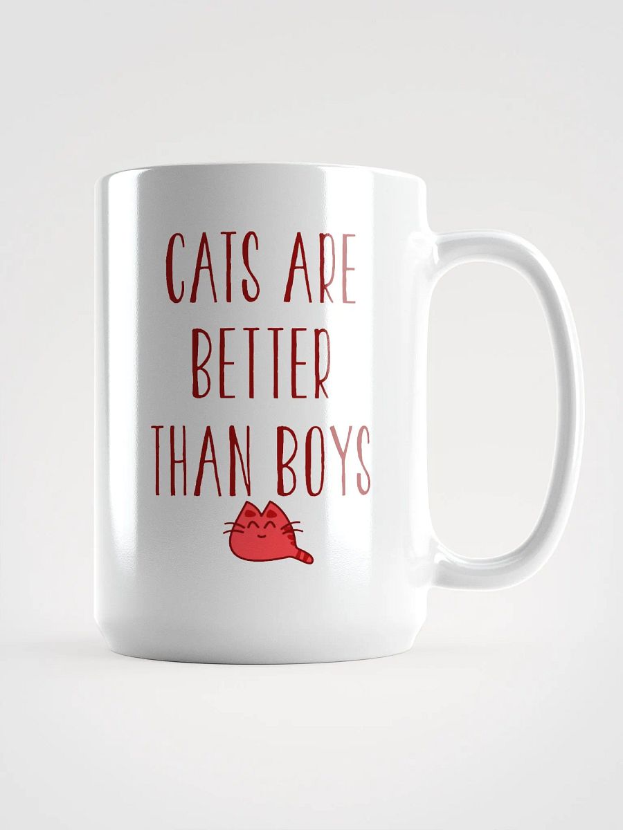 Cats are better than boys - mug product image (1)