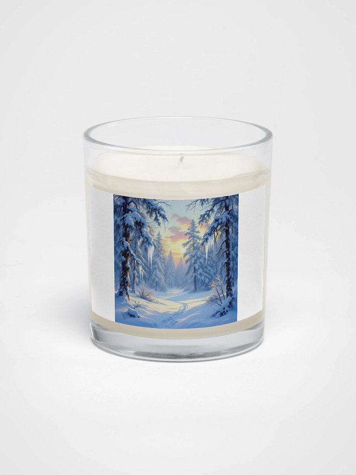 Winter Forest Sunset Soy Wax Candle product image (1)
