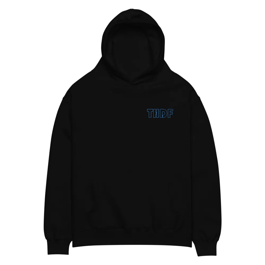 THDF Cyan Hoodie Embroidered product image (2)