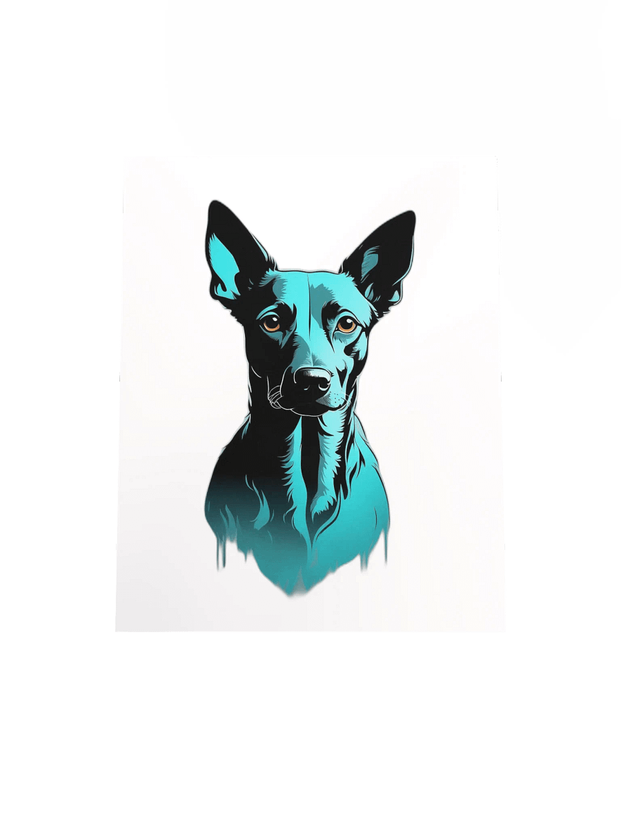 Mystic Blue Dog Enhanced Poster product image (4)